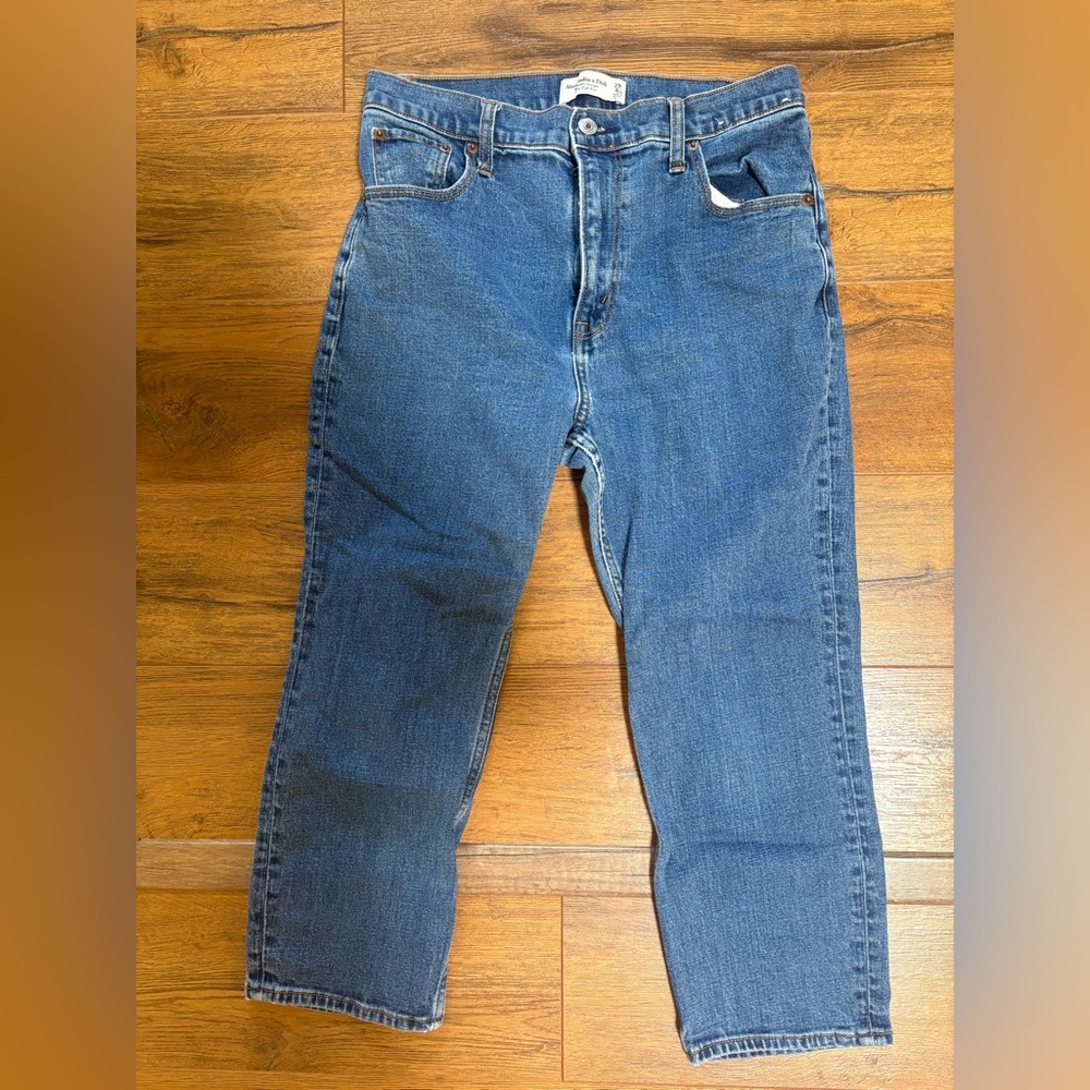 Abercrombie & Fitch Women’s The Ankle Straight Ultra High Rise 29/8XS